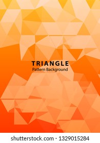 Abstract Triangle Background. Modern Wallpaper. Vector illustration - Vector