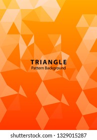 Abstract Triangle Background. Modern Wallpaper. Vector illustration - Vector