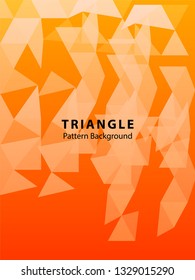 Abstract Triangle Background. Modern Wallpaper. Vector illustration - Vector