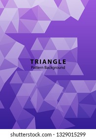Abstract Triangle Background. Modern Wallpaper. Vector illustration - Vector
