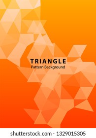 Abstract Triangle Background. Modern Wallpaper. Vector illustration - Vector
