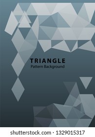 Abstract Triangle Background. Modern Wallpaper. Vector illustration - Vector