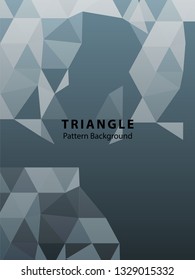 Abstract Triangle Background. Modern Wallpaper. Vector illustration - Vector