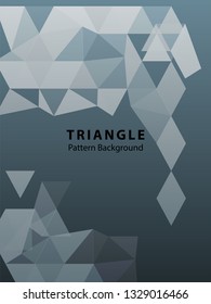 Abstract Triangle Background. Modern Wallpaper. Vector illustration - Vector