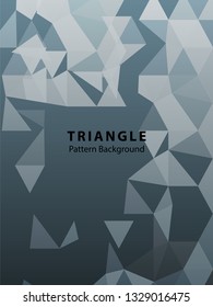 Abstract Triangle Background. Modern Wallpaper. Vector illustration - Vector