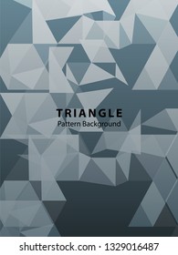 Abstract Triangle Background. Modern Wallpaper. Vector illustration - Vector