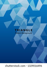 Abstract Triangle Background. Modern Wallpaper. Vector illustration - Vector