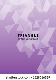 Abstract Triangle Background. Modern Wallpaper. Vector illustration - Vector