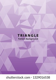 Abstract Triangle Background. Modern Wallpaper. Vector illustration - Vector
