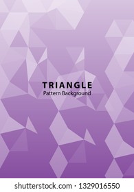 Abstract Triangle Background. Modern Wallpaper. Vector illustration - Vector