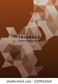 Abstract Triangle Background. Modern Wallpaper. Vector illustration - Vector