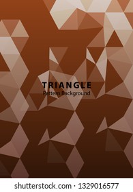 Abstract Triangle Background. Modern Wallpaper. Vector illustration - Vector