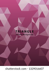Abstract Triangle Background. Modern Wallpaper. Vector illustration - Vector
