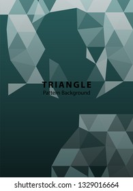 Abstract Triangle Background. Modern Wallpaper. Vector illustration - Vector