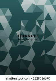 Abstract Triangle Background. Modern Wallpaper. Vector illustration - Vector