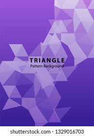 Abstract Triangle Background. Modern Wallpaper. Vector illustration - Vector