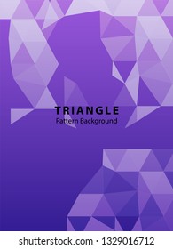 Abstract Triangle Background. Modern Wallpaper. Vector illustration - Vector