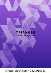 Abstract Triangle Background. Modern Wallpaper. Vector illustration - Vector