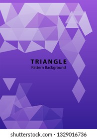 Abstract Triangle Background. Modern Wallpaper. Vector illustration - Vector