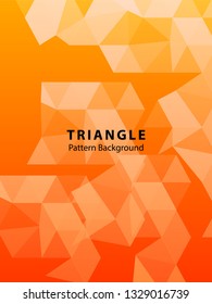 Abstract Triangle Background. Modern Wallpaper. Vector illustration - Vector