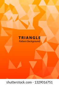 Abstract Triangle Background. Modern Wallpaper. Vector illustration - Vector