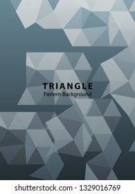 Abstract Triangle Background. Modern Wallpaper. Vector illustration - Vector