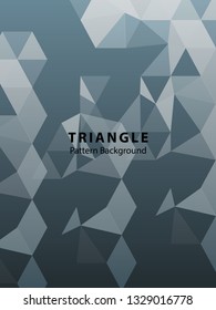 Abstract Triangle Background. Modern Wallpaper. Vector illustration - Vector