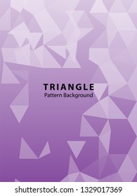 Abstract Triangle Background. Modern Wallpaper. Vector illustration - Vector