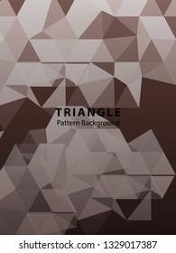 Abstract Triangle Background. Modern Wallpaper. Vector illustration - Vector