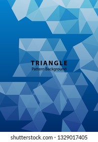 Abstract Triangle Background. Modern Wallpaper. Vector illustration - Vector