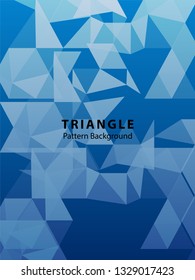 Abstract Triangle Background. Modern Wallpaper. Vector illustration - Vector