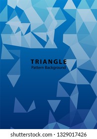 Abstract Triangle Background. Modern Wallpaper. Vector illustration - Vector