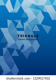 Abstract Triangle Background. Modern Wallpaper. Vector illustration - Vector