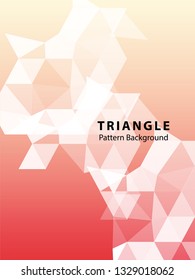 Abstract Triangle Background. Modern Wallpaper. Vector illustration - Vector