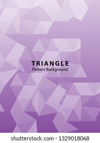 Abstract Triangle Background. Modern Wallpaper. Vector illustration - Vector