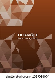 Abstract Triangle Background. Modern Wallpaper. Vector illustration - Vector