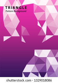 Abstract Triangle Background. Modern Wallpaper. Vector illustration - Vector