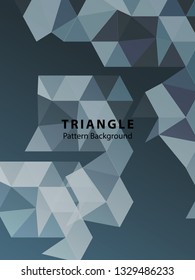 Abstract Triangle Background. Modern Wallpaper. Vector illustration - Vector