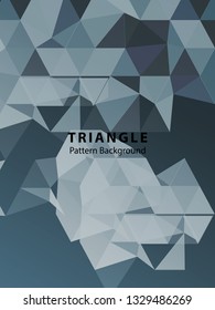 Abstract Triangle Background. Modern Wallpaper. Vector illustration - Vector