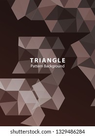 Abstract Triangle Background. Modern Wallpaper. Vector illustration - Vector