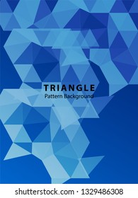 Abstract Triangle Background. Modern Wallpaper. Vector illustration - Vector