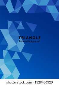 Abstract Triangle Background. Modern Wallpaper. Vector illustration - Vector