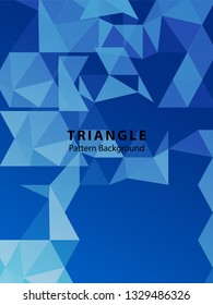 Abstract Triangle Background. Modern Wallpaper. Vector illustration - Vector