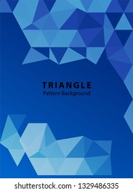 Abstract Triangle Background. Modern Wallpaper. Vector illustration - Vector