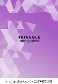 Abstract Triangle Background. Modern Wallpaper. Vector illustration - Vector