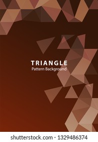 Abstract Triangle Background. Modern Wallpaper. Vector illustration - Vector