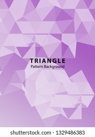 Abstract Triangle Background. Modern Wallpaper. Vector illustration - Vector