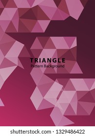 Abstract Triangle Background. Modern Wallpaper. Vector illustration - Vector