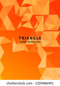 Abstract Triangle Background. Modern Wallpaper. Vector illustration - Vector