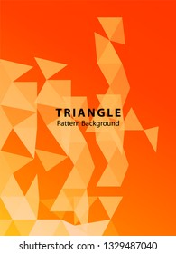 Abstract Triangle Background. Modern Wallpaper. Vector illustration - Vector